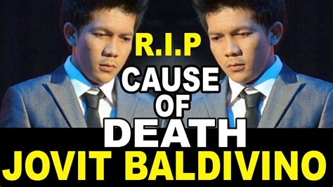 jovit baldivino death|jovit baldivino cause of death.